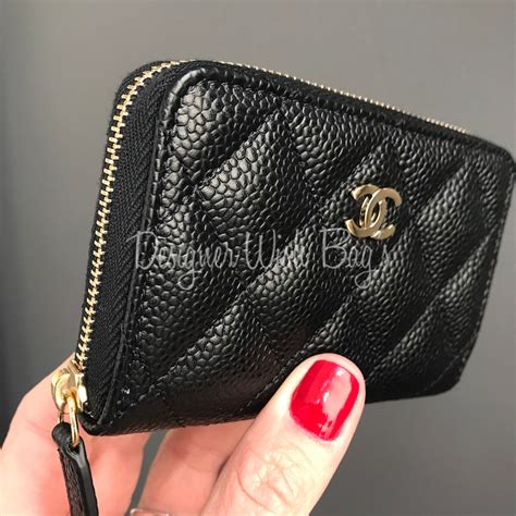 small zip pocket wallet chanel|chanel wallet sarah medium.